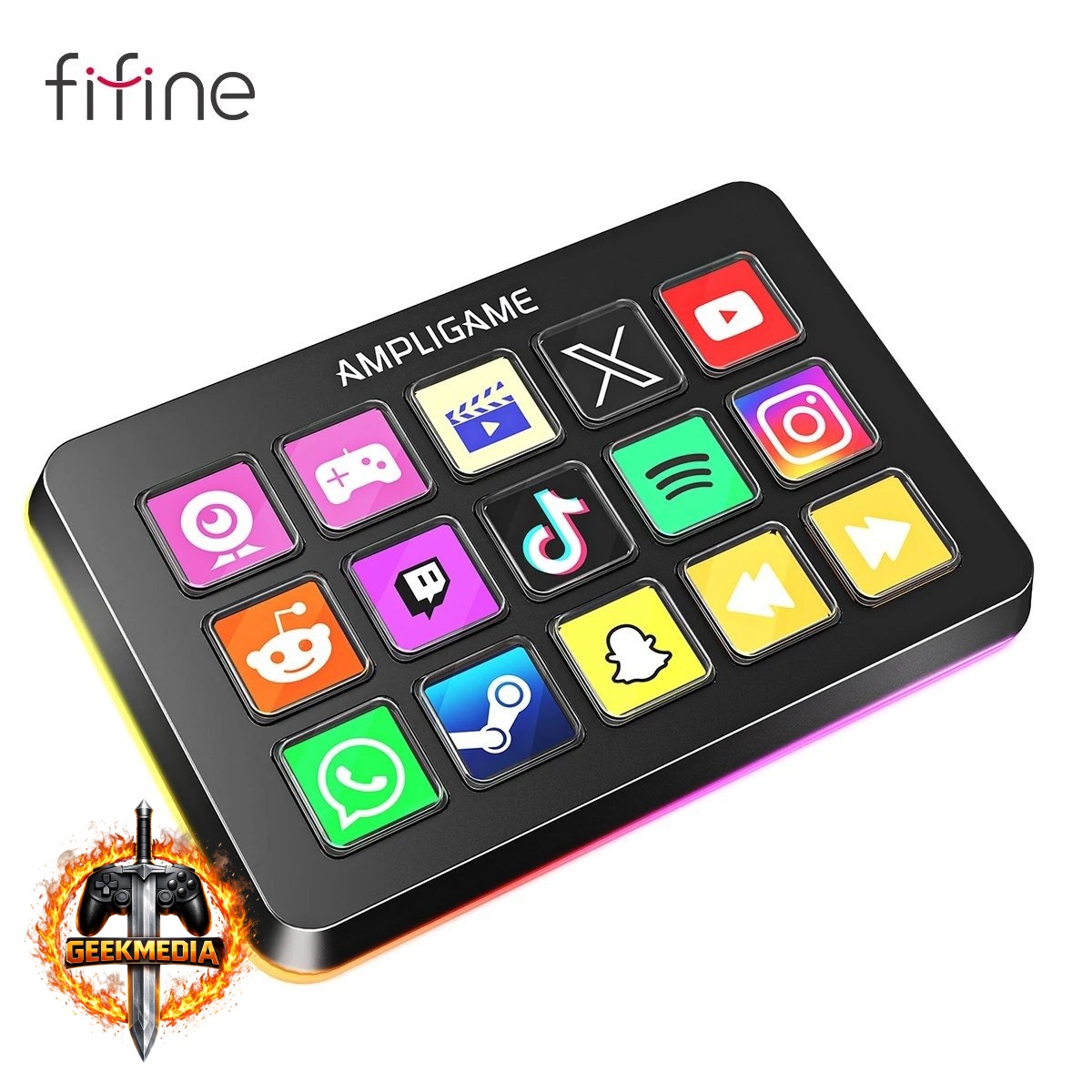 StreamDeck FIFINE Ampligame D6