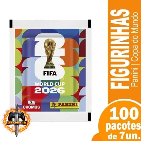 Figurinhas Panini Copa do Mundo 2026 - 100 Envelopes Display