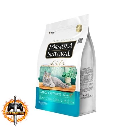Ração Fórmula Natural Life Gatos Castrados Salmão 15kg
