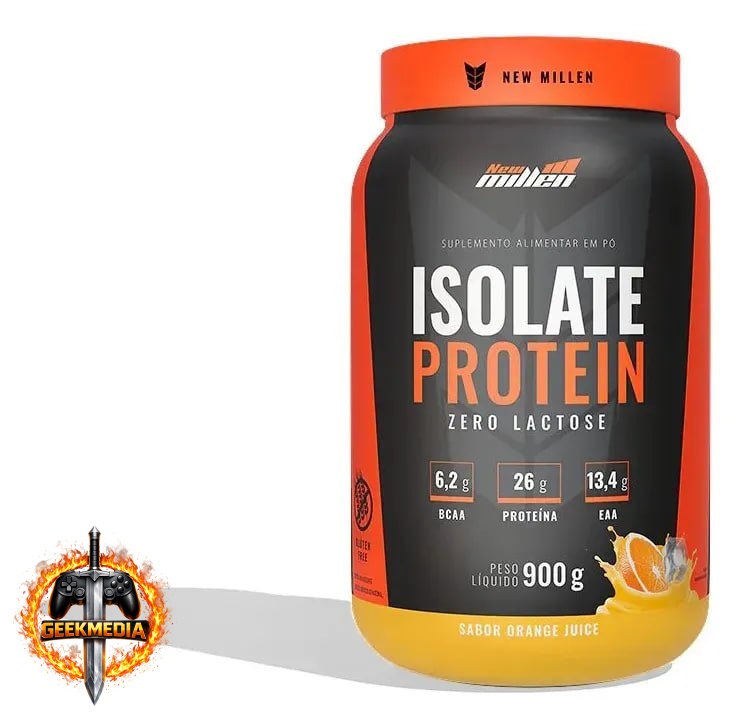 Whey Protein Isolate New Millen de Laranja
