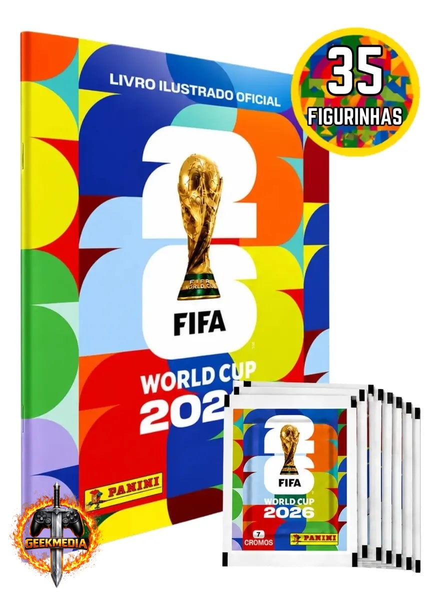 Álbum Figurinhas Oficial Copa Do Mundo 2026  35 Figurinhas