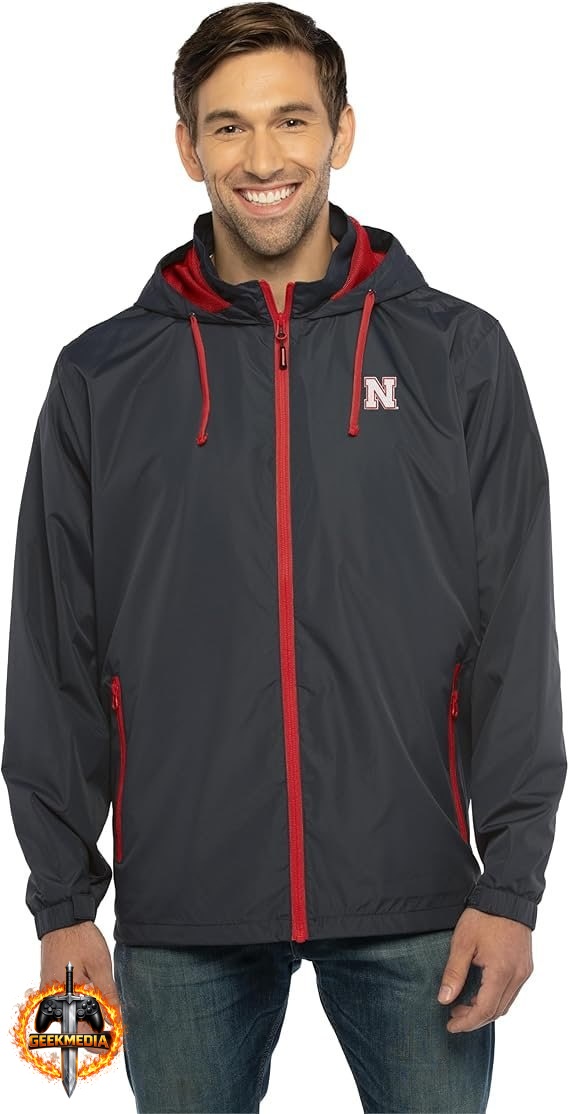 Jaqueta Corta-Vento Masculina Vantage Apparel Padrão Colegial