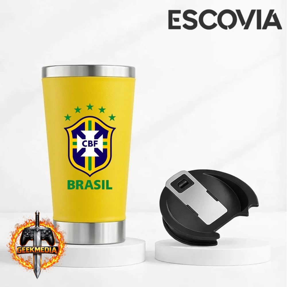 Copo Térmico com Tampa e Abridor 473ml