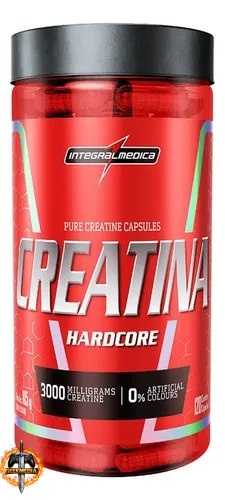 Creatina Hardcore 100% Pura 120 Cápsulas