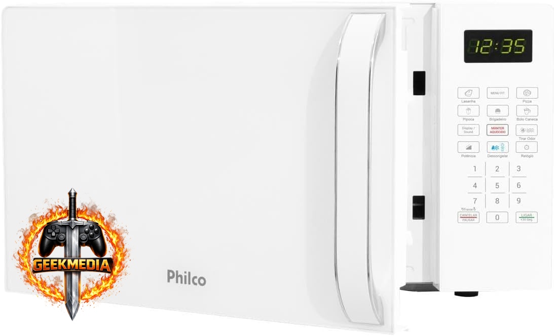 Philco Micro-ondas 20L Branco PMO23B - 110V