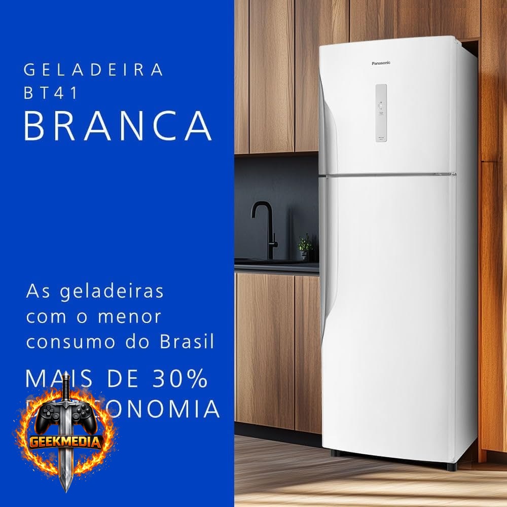 Geladeira Panasonic Ideal BT41 Frost Free 391L Branca