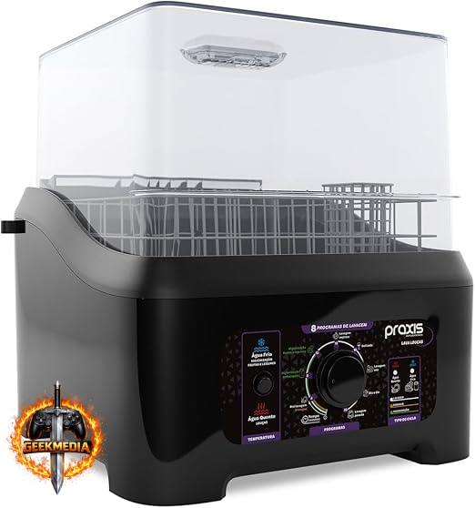 Praxis Lava Louça Portátil 3L 8 Programas 127v Preta