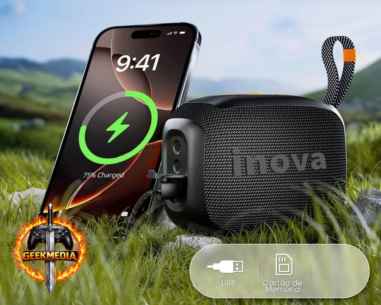 Caixa de Som Bluetooth Portátil Go 4 À Prova D'Água