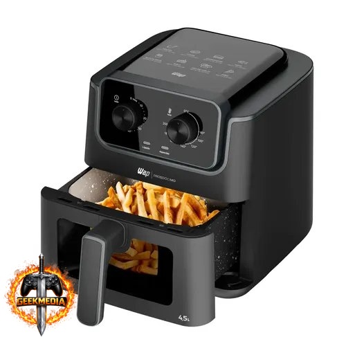 WAP Airfryer AF01 4,5L com Visor e Luz Interna