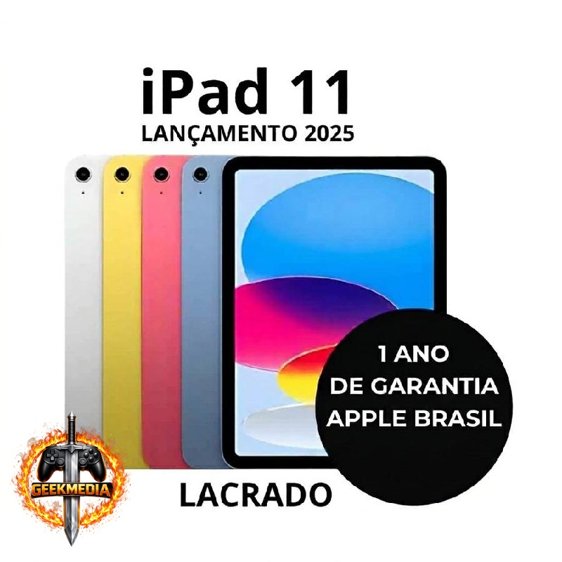 Apple iPad 11" com Chip A16