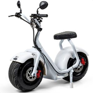 Scooter Elétrica 1000w Tui Pop Moto Patinete Cor Preto Branco