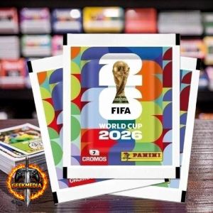 Kit 12 Envelopes com 84 Figurinhas Copa do Mundo Fifa 2026