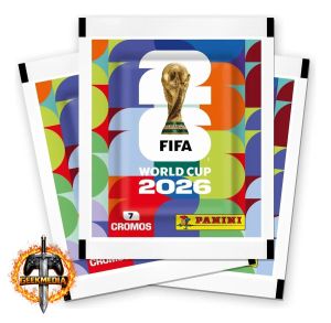 Kit Com 48 Pacotes de Figurinhas Panini Para o Álbum Copa do Mundo FIFA 2026