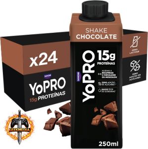 YoPRO Bebida Láctea UHT Chocolate 15g Proteínas 250ml - 24 unidades