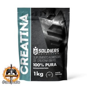 Creatina Monohidratada 1kg Soldiers Nutrition