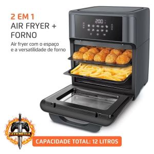 Fritadeira Air Fryer Oven Mondial AFON-12L-FG 12L Digital
