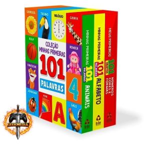 Coleção Minhas Primeiras 101 Palavras - Box com 3 Livrinhos