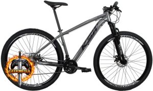 KSW Aro 29 - Shimano 24V Freio Hidráulico - GrafitePreto