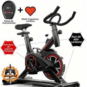 Bicicleta Ergométrica Spinning Profissional 120kg