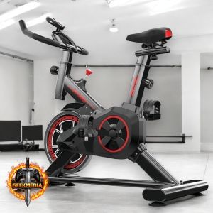 Bicicleta Ergométrica Spinning Detecção Cardíaca 120kg