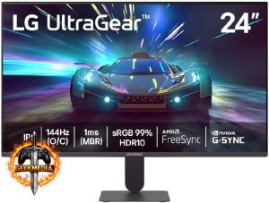 Monitor Gamer LG UltraGear 24G411A-B 24" FHD 144Hz 1ms