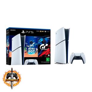 Sony PlayStation 5 - 825GB SSD - Controle DualSense - 2 Jogos Digitais