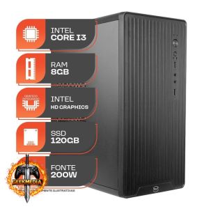 PC Home Essential S, Intel Core i3, 8GB RAM, SSD 120GB