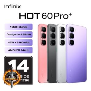 Smartphone Infinix HOT 60 Pro 6,78" Tela Curva 144Hz