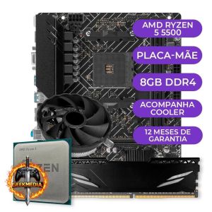 Kit Upgrade Gamer AMD Ryzen 5 5500, AM4, 8GB DDR4
