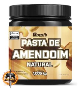 Pasta De Amendoim Integral Torrado 1kg Growth Supplements