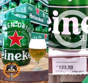 Cerveja Premium 5L Barril Heineken