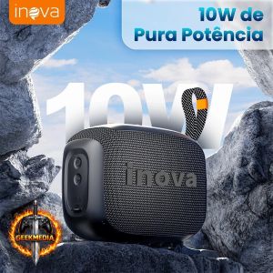 Caixa de Som Bluetooth Portátil Inova Go 4 À Prova D'Água