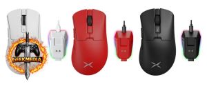 Mouse Delux M900 PRO, PAW3395, 8KHz, com Dock de Carregamento