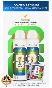Antitranspirante Rexona Aerossol Bamboo Kit - Edição Limitada Copa do Mundo da FIFA 26