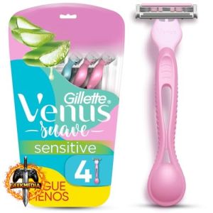 Aparelho de Depilação Gillette Venus Descartável, Suave Sensitive