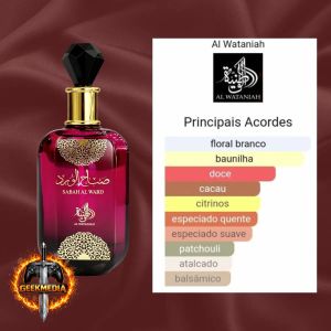 Al Wataniah Sabah Al Ward Edp 100ml - Perfume Árabe Feminino