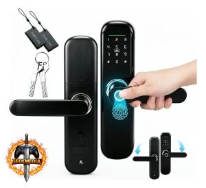 Fechadura Digital Biométrica com Senha e Cartão IC