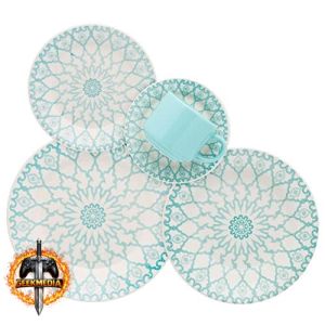 Aparelho de Jantar e Chá Biona Donna Mandala 20 Peças