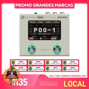 HOTONE Ampero Mini Modelador de Amplificadores para Guitarra e Baixo