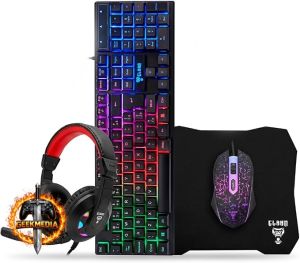 Combo Gamer 4 em 1 MTS Nightmare