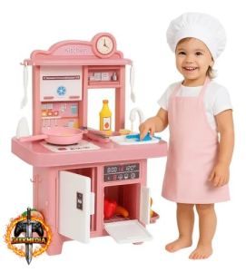 Cozinha Infantil Completa Com Luz Som E Musica Sai Água