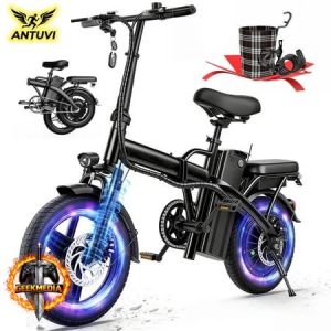 Bicicleta Elétrica Dobrável 14 Polegadas S6