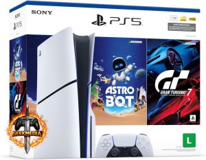PlayStation 5 Slim Disk - Pacote ASTRO BOT e Gran Turismo 7