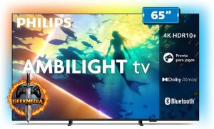 Smart TV Philips 65" 4K Ambilight Titan OS